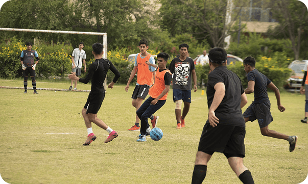 Outdoor sports, professionally supported